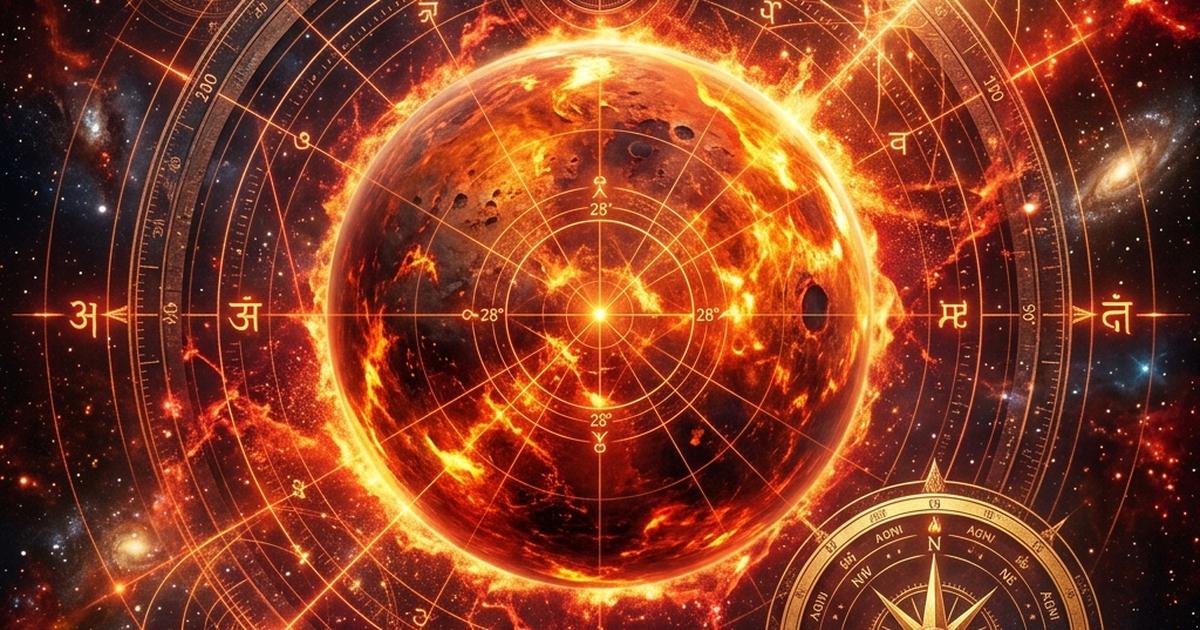 Manglik Dosha Degree: Why the Exact Degree of Mars Matters More Than the House It's In